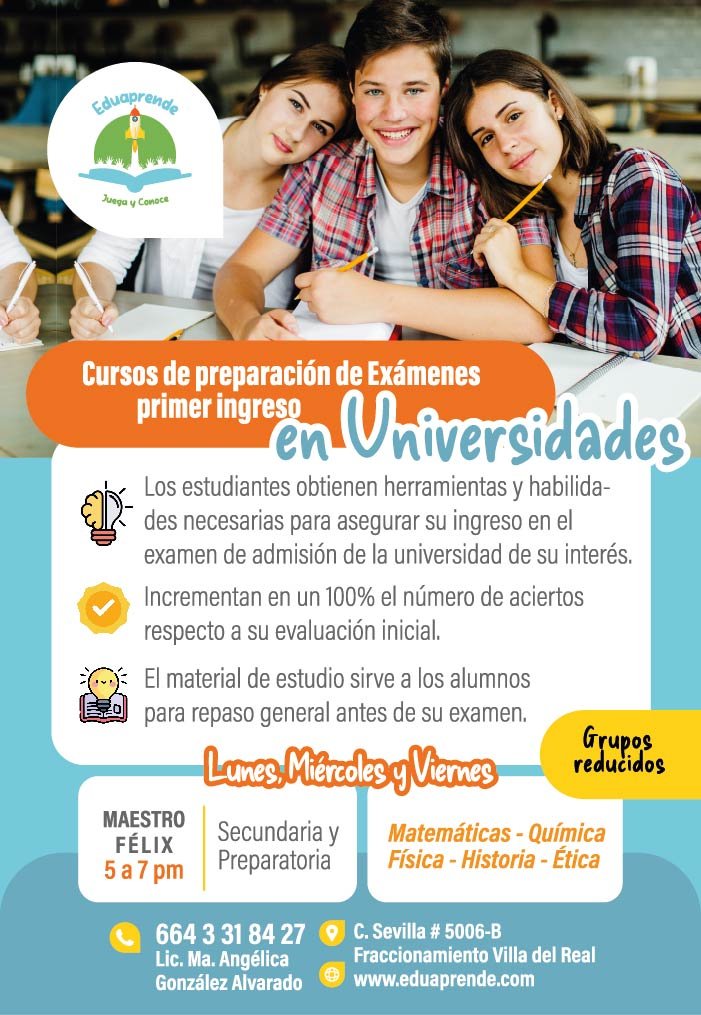 Eduaprende flyer - Universidades